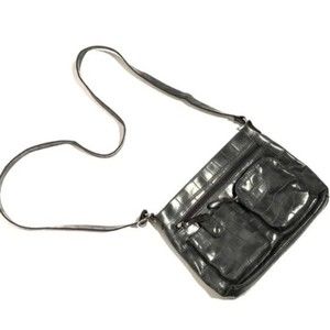 Relic Faux Leather Urban Crocodile Croc Crossbody Bag